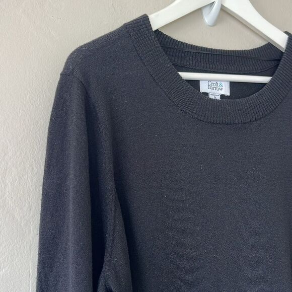 Women's Croft & Barrow® Crew Neck Twofer Sweater - Picture 3 of 10